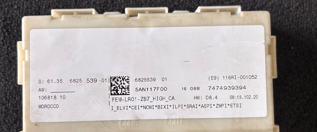 BMW 1 2 3 F20 F22 F30 1.8i B38 ENGINE CONTROL UNIT  DME FEM KEY SET - 8674265