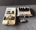 Load image into Gallery viewer, BMW 1 F20 PRE LCI 118i  N13B16A  ENGINE CONTROL UNIT ECU KEY LOCK SET - 8610484
