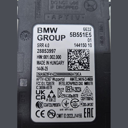 2025 BMW XM G09 G45 G05 G06 G07 Blind Spot Radar Sensor Module 5B551E5 New