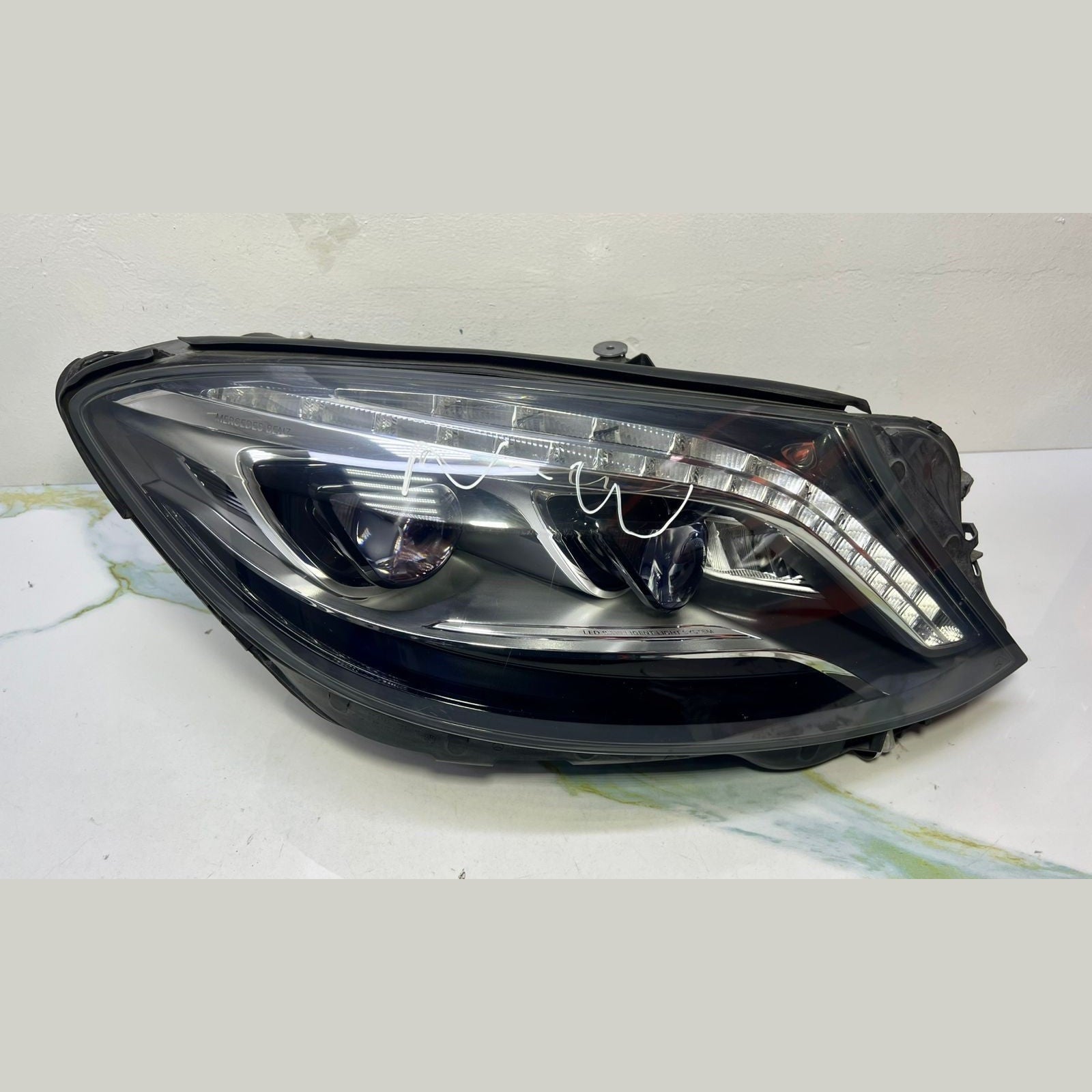 14-18 Mercedes W222 S400 Front Right Side Head light Headlamp A222 9061602 OEM