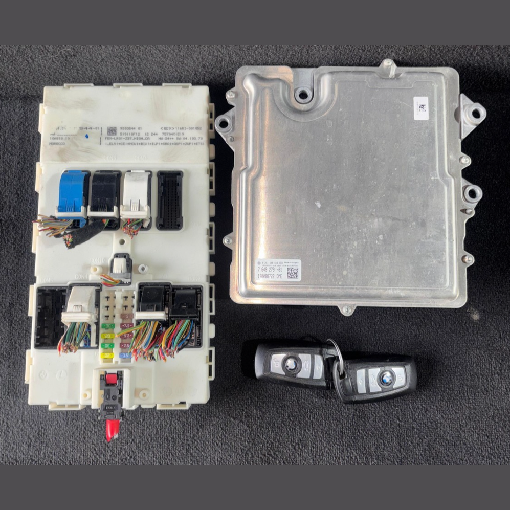 BMW HYBRID F10 F30 N55 UNIDAD DE CONTROL DEL MOTOR ECU KIT DME CON LLAVE -...