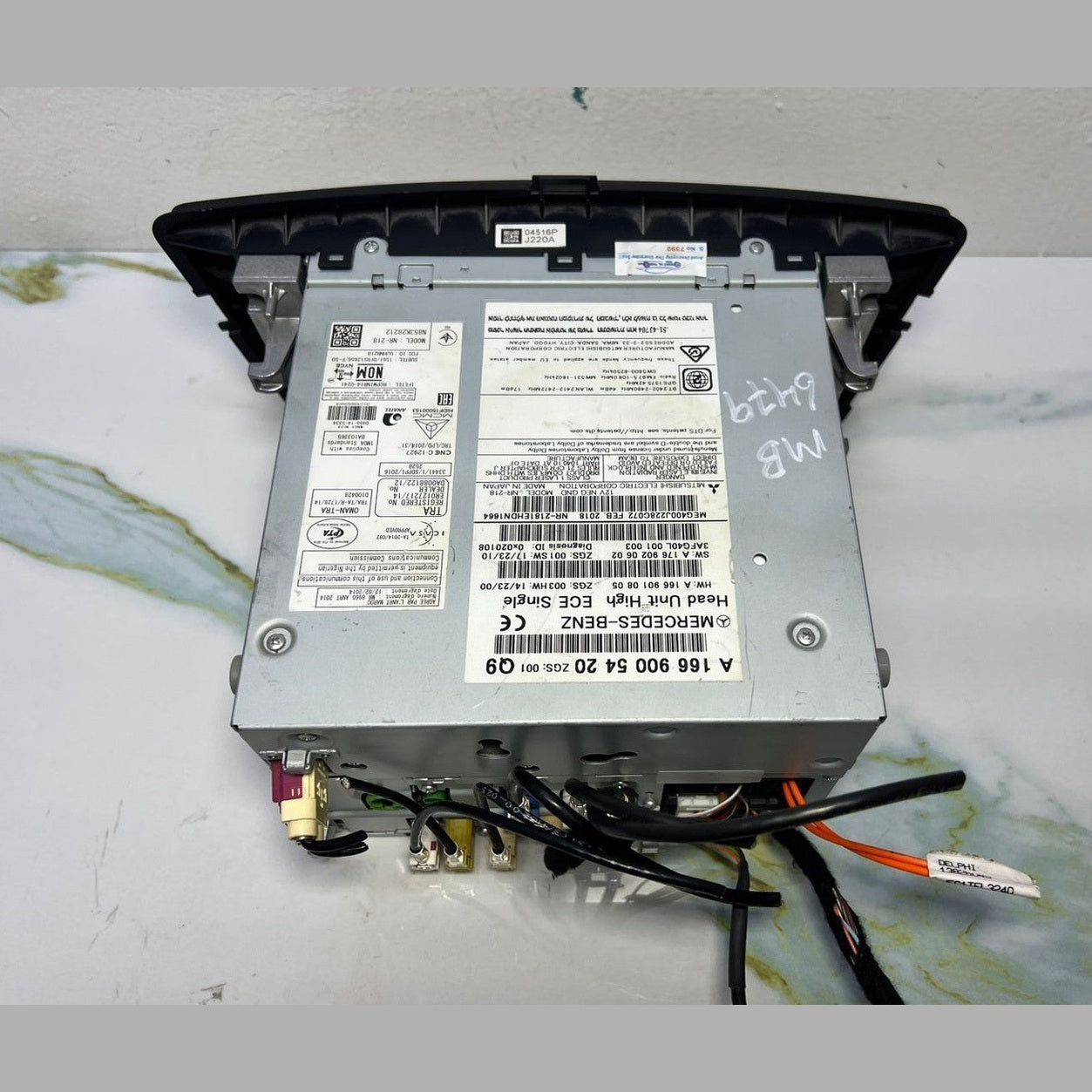 13–16 Mercedes-Benz W166 GLE Radio Audio Head Unit CD Player A166 9005420 OEM