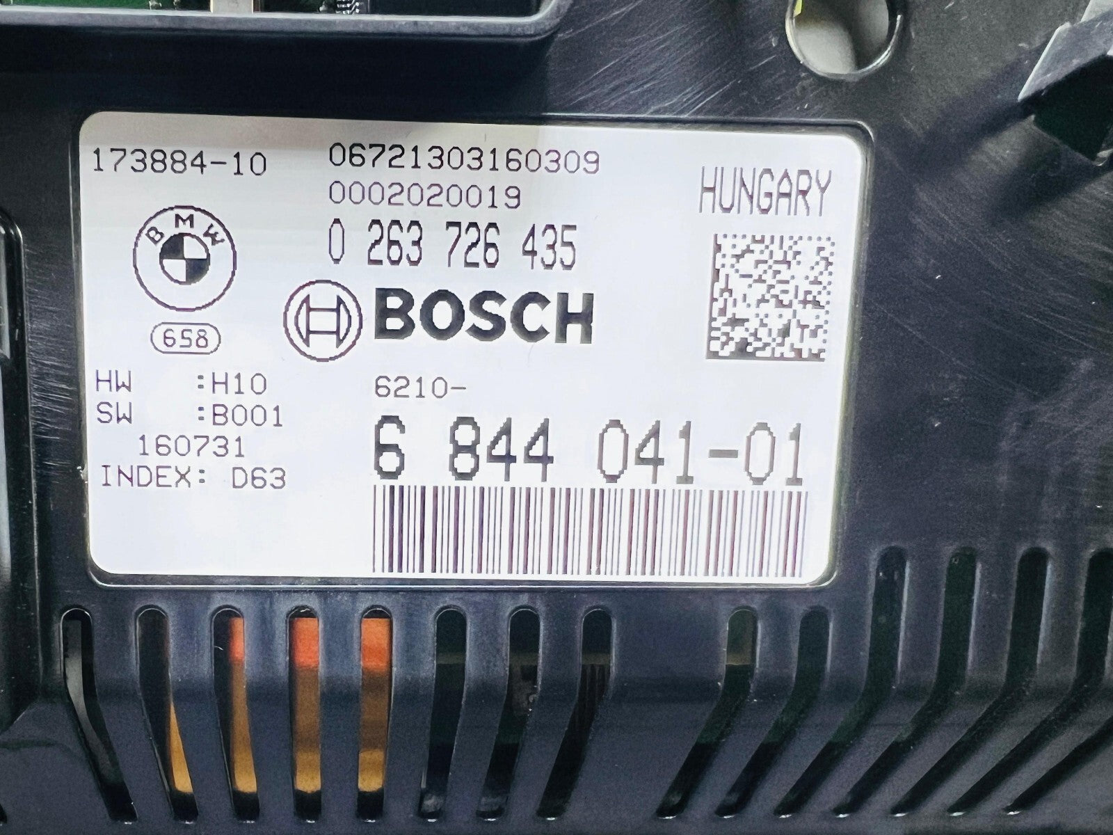 BMW X5 X6 F15 F16 HYBRID MULTIFUNCTIONAL INSTRUMENT CLUSTER 6844041