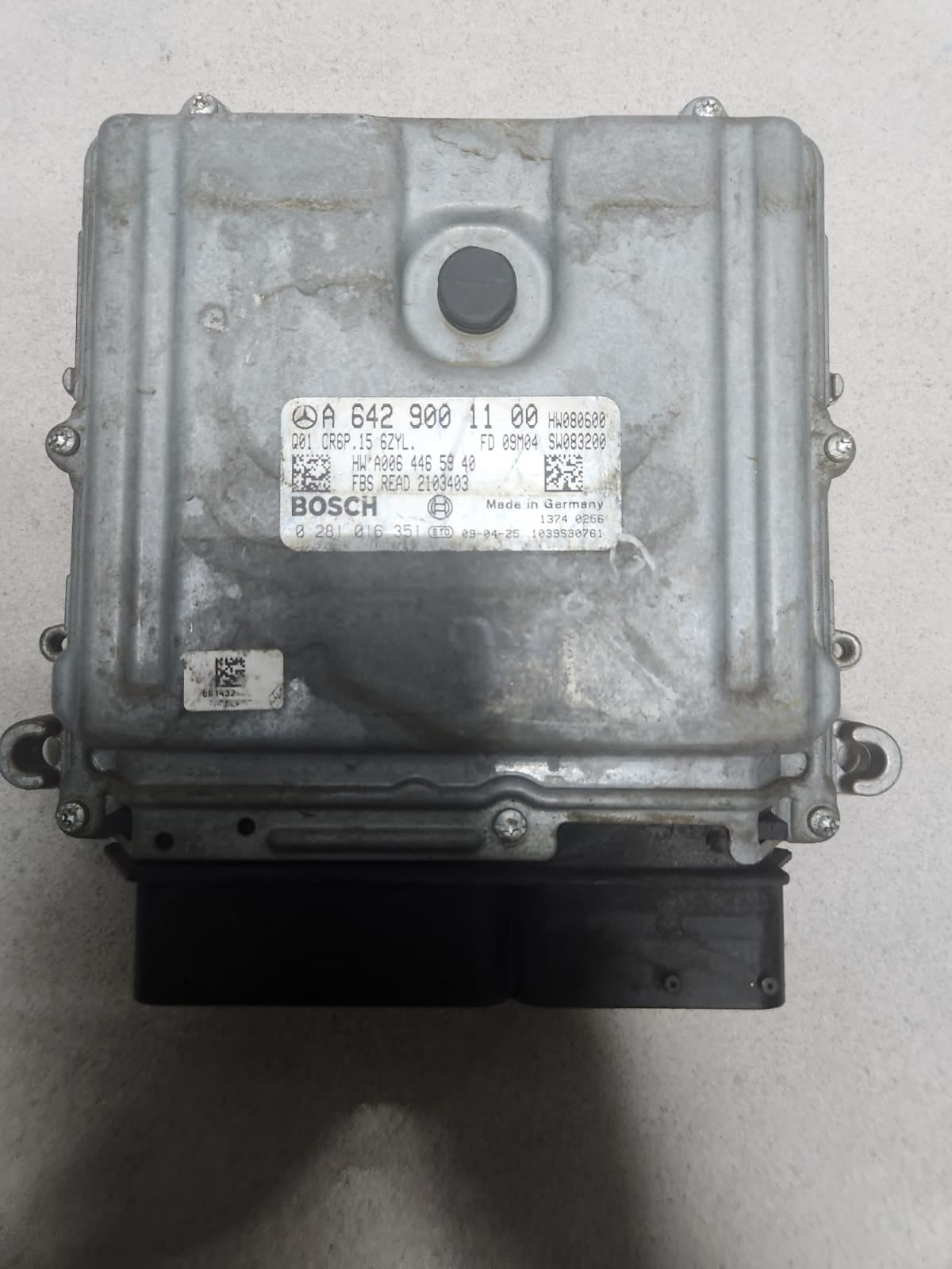 2010-2016 Mercedes-Benz E350 Engine Control Unit A6429001100