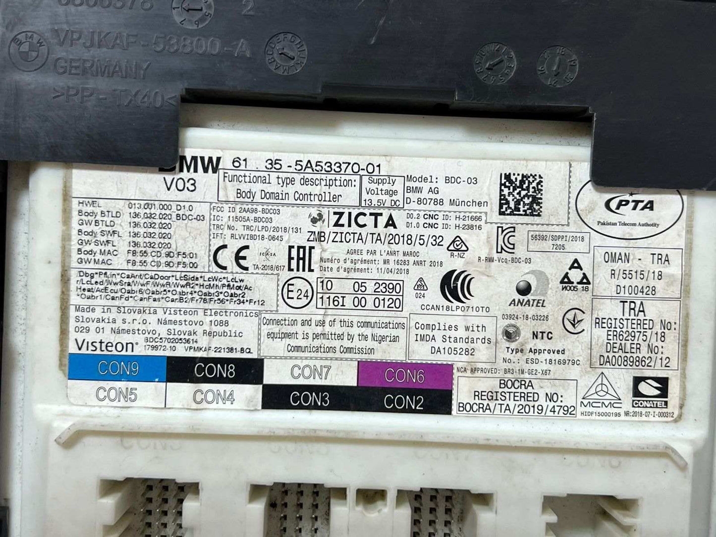 BMW  1 Series F40 and BMW M550I OEM Differential Control Module 61355A53370