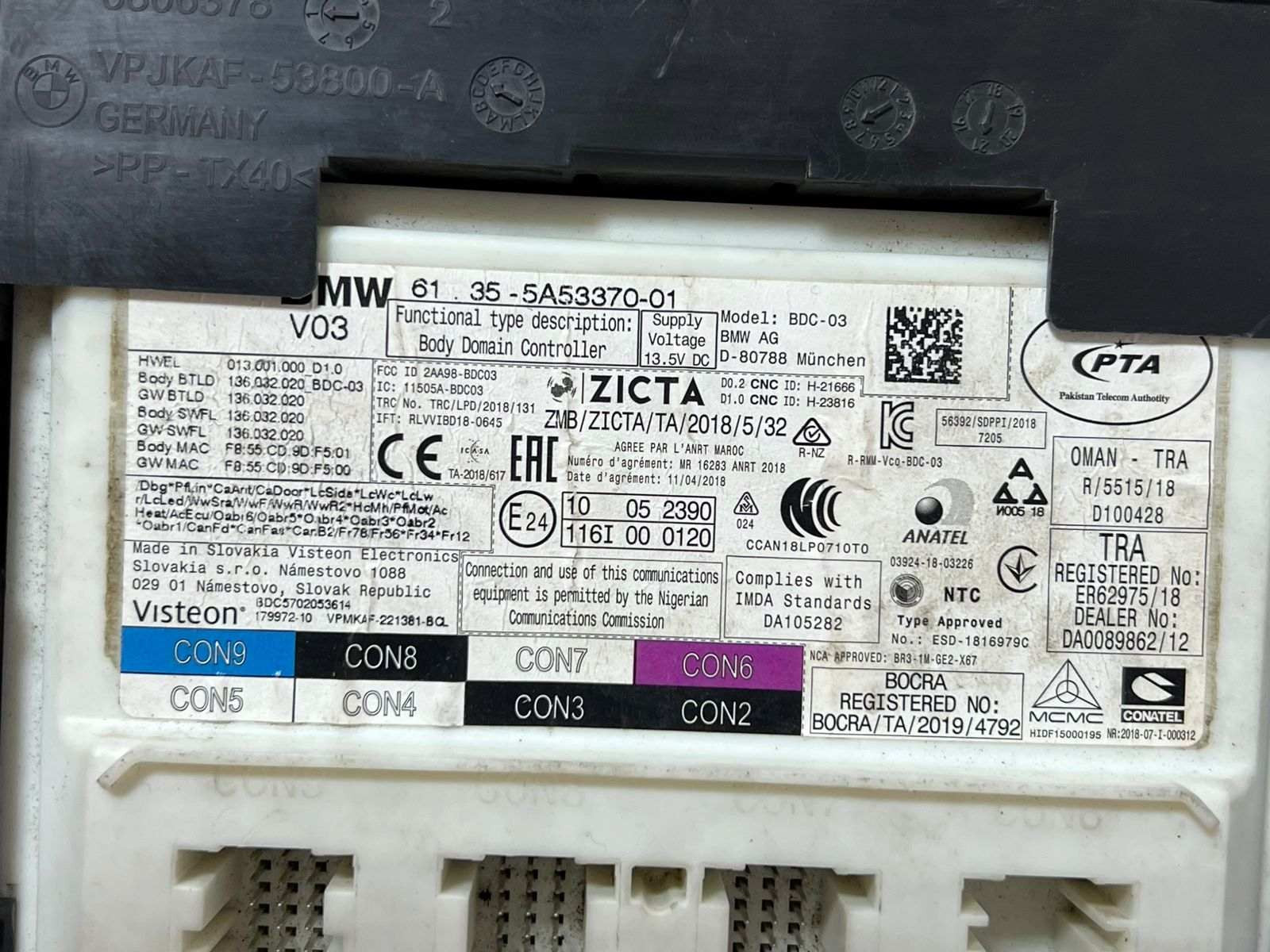BMW  1 Series F40 and BMW M550I OEM Differential Control Module 61355A53370