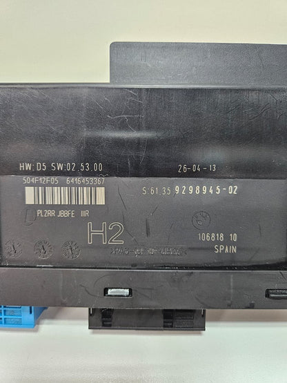 2013-2015 BMW E84 X1 Body Control Module 9298945 OEM