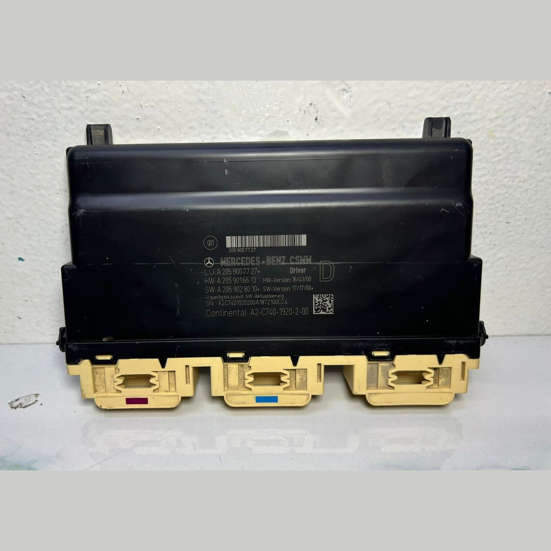 2014-2018 Mercedes W205 C300 C-Class Driver Seat Control Module A205 9007727 OEM
