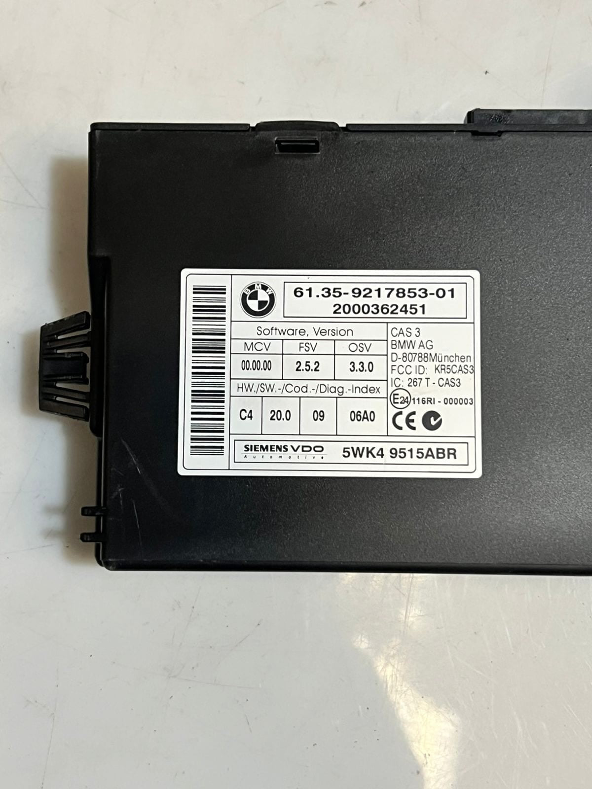 2010-2015 BMW X1 E84 N47 Engine Control Unit ECU SET DDE+ CAS3+ 1KEY 8506442