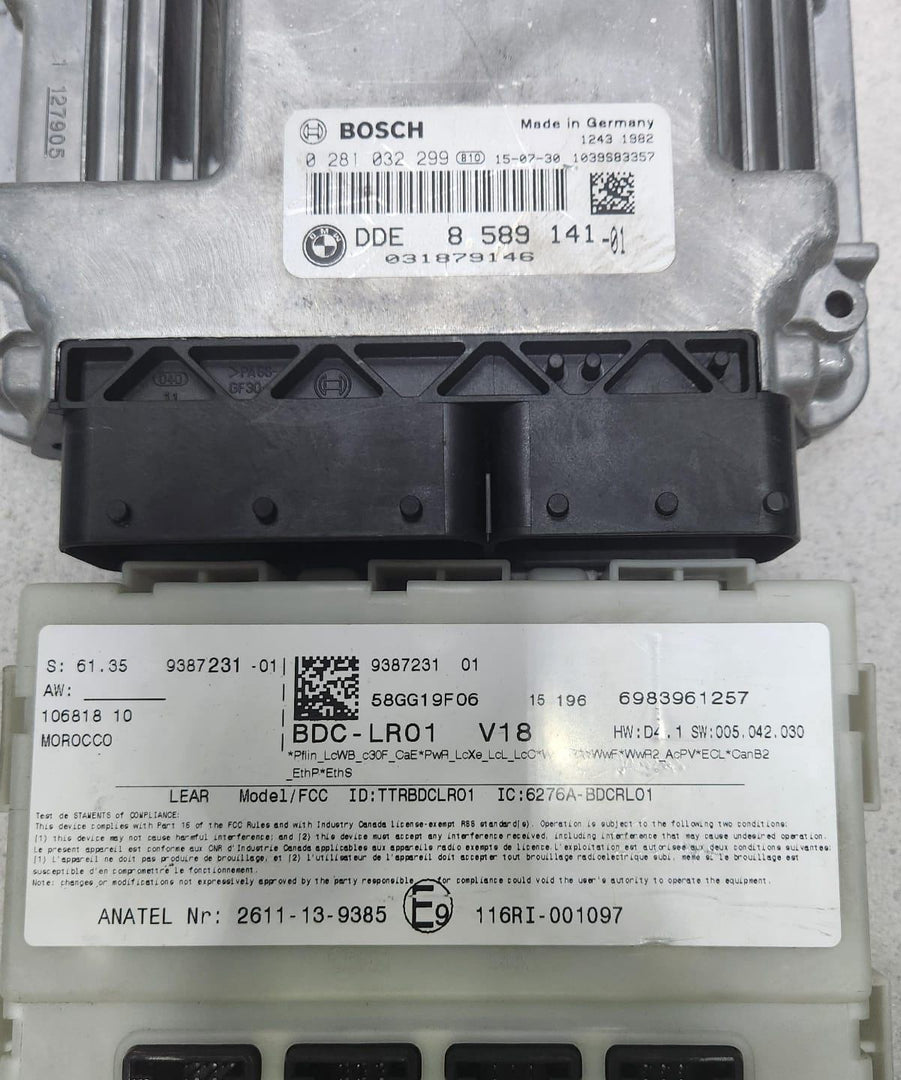 BMW Engine Control Unit 8589141 F45 218d B47 2.0 DIESEL ECU SET 