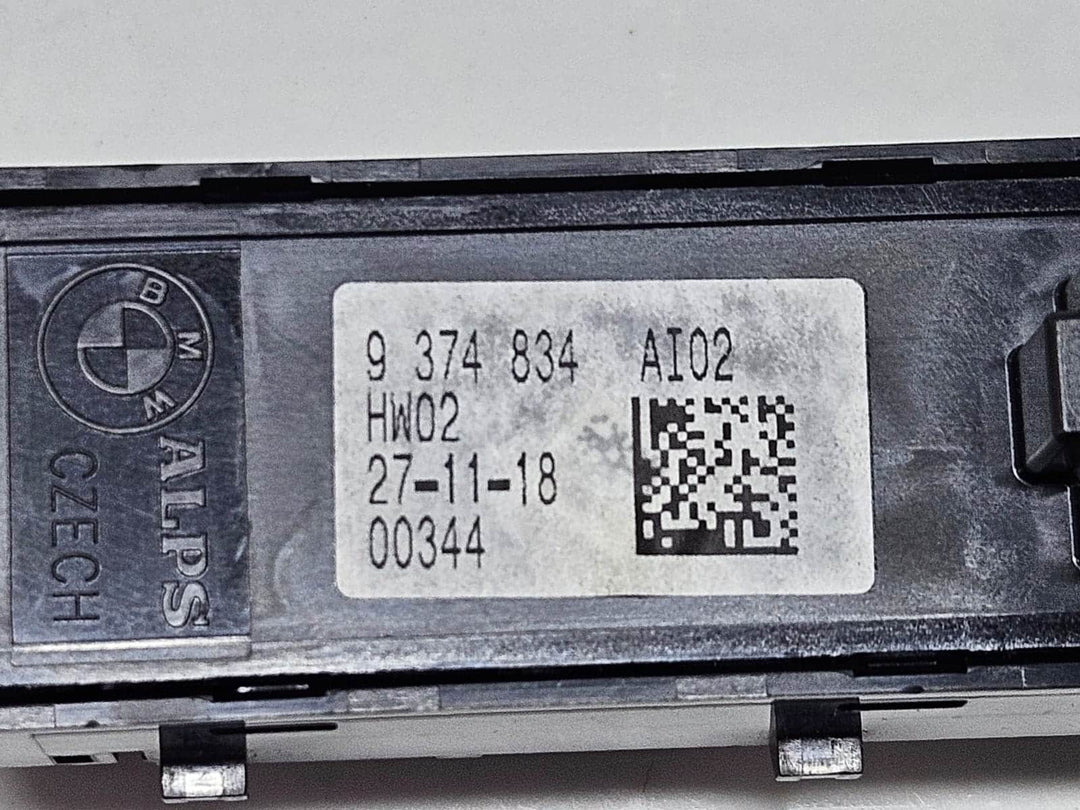 9374834-2016-2022 BMW X2 F39 RHD Center Console Switch PDC Drive Mode OEM