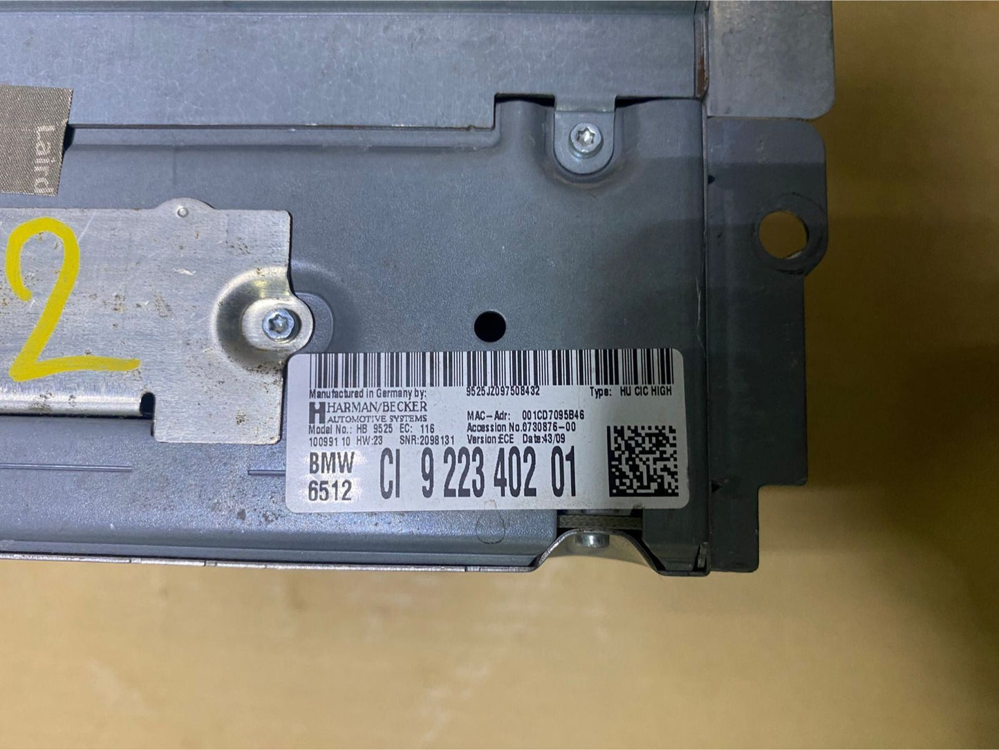 BMW F02, F07, F10, F25 Navigation System Computer 9223402 HEAD UNIT OEM