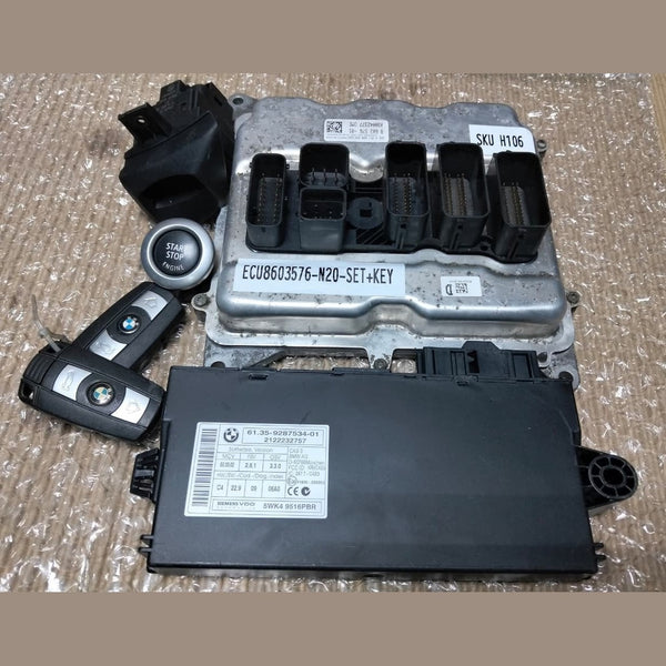 BMW N20 ENGINE CONTROL UNIT ECU COMPLETE  SET 8603576
