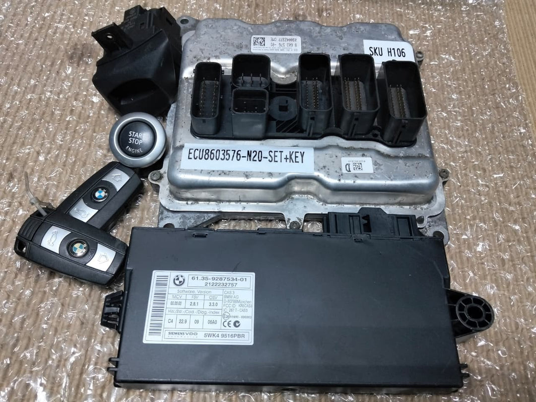BMW N20 ENGINE CONTROL UNIT ECU COMPLETE  SET 8603576