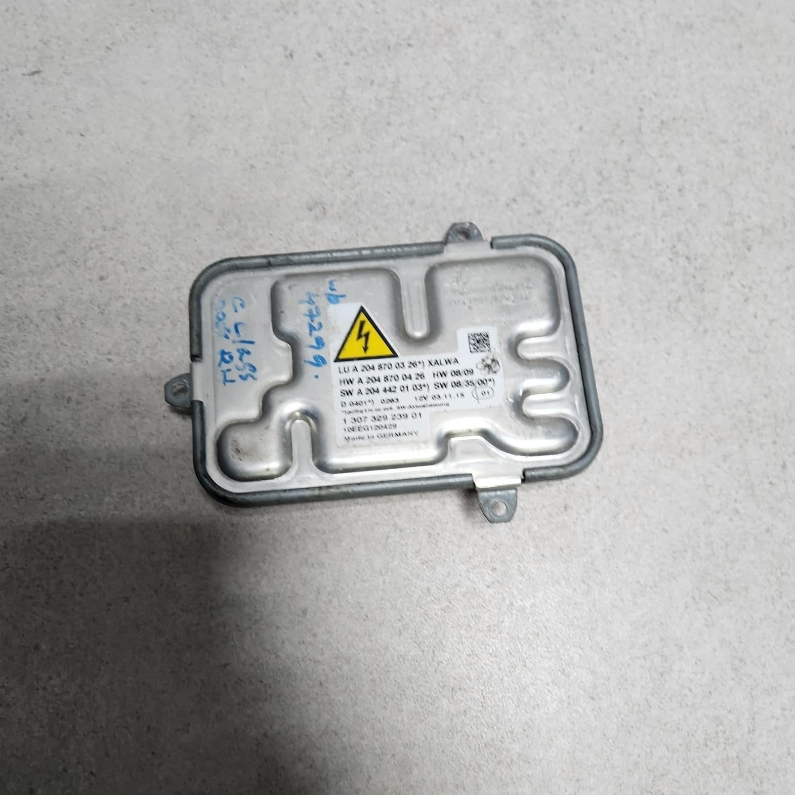 2008-2011 Mercedes-Benz C300 Xenon Hid Headlight Ballast A2048700326