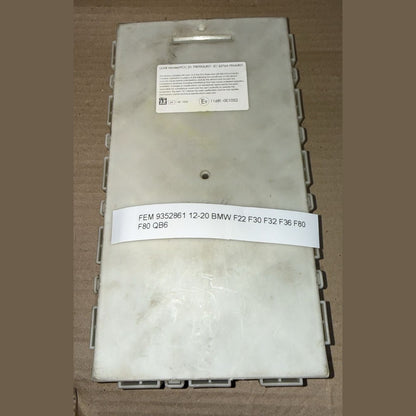 BMW FEM BODY DOMAIN CONTROL UNIT 12-20 F22 F30 F32 F36 F80 F80 - 9352861