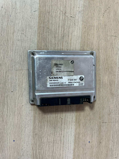 2004 BMW 525i Engine Control Unit 7549387 5 Series E60 E61 MS45.0