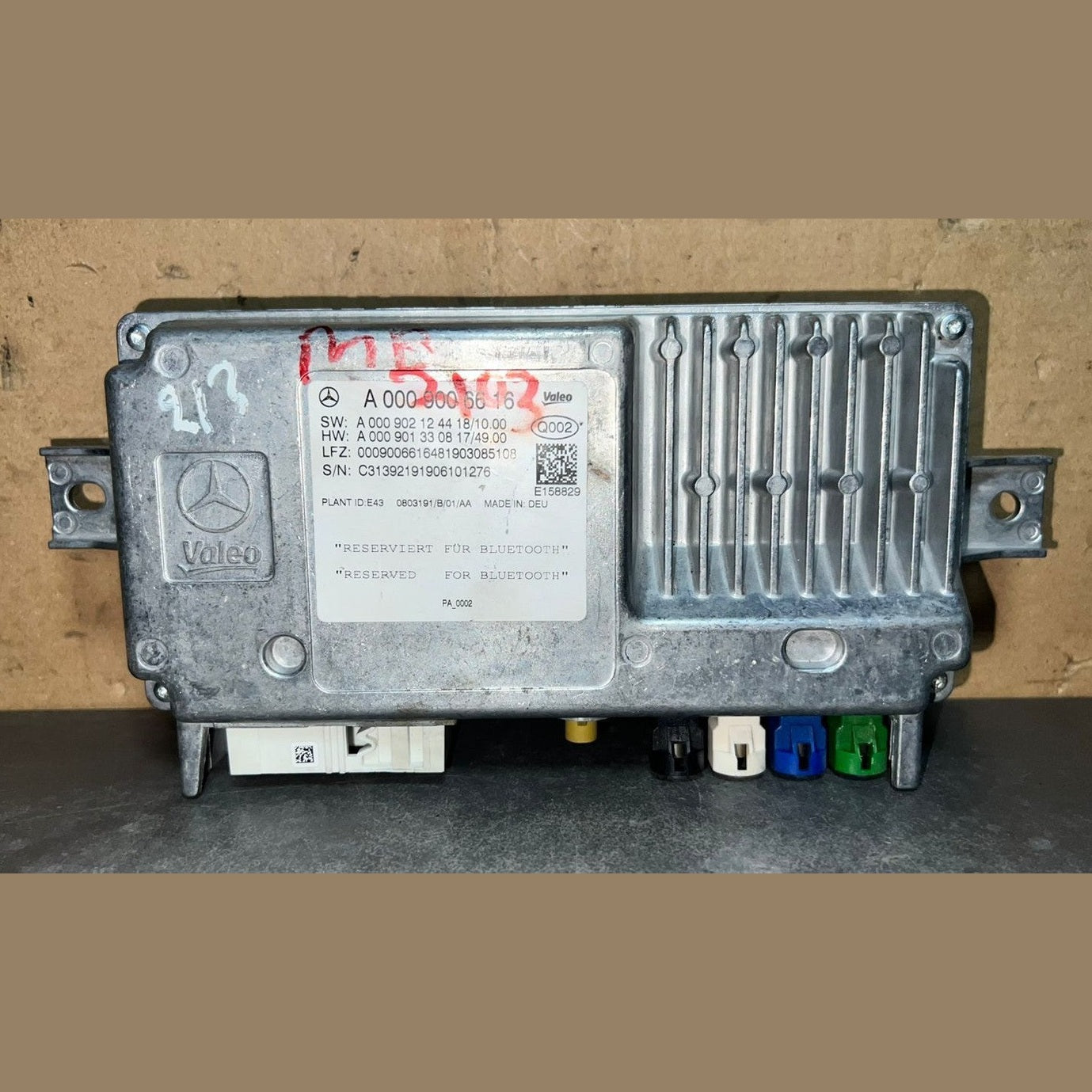 15-20 Mercedes W213 PDC Parking Assistant Parktronic Control A000 9006616 OEM