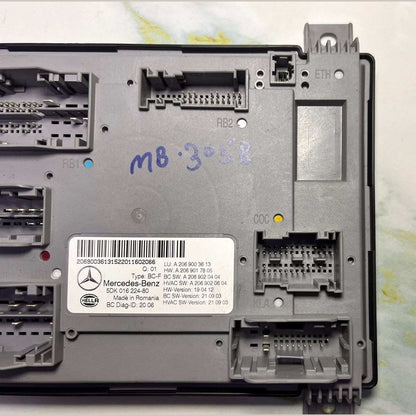 Mercedes W206 BCM Body Control Unit On Board Power Distribution Control Unit A 2
