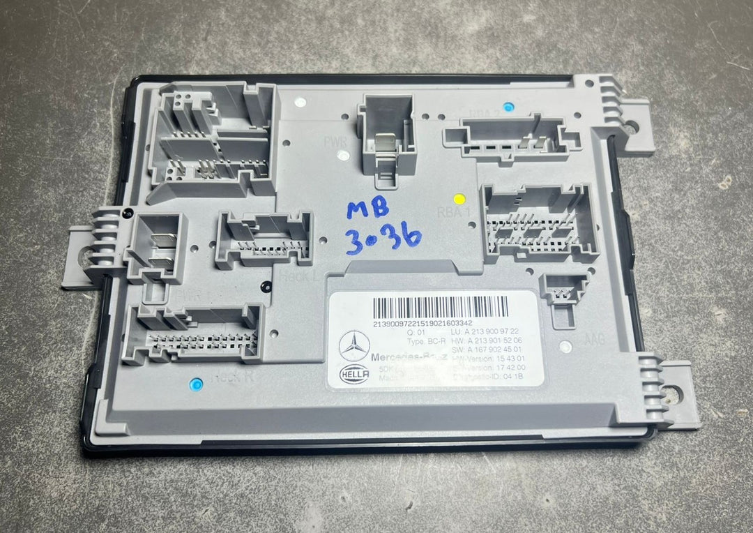 19-23 Mercedes-Benz W213 CLS Body Comfort Control Module Unit A213 9009722 OEM