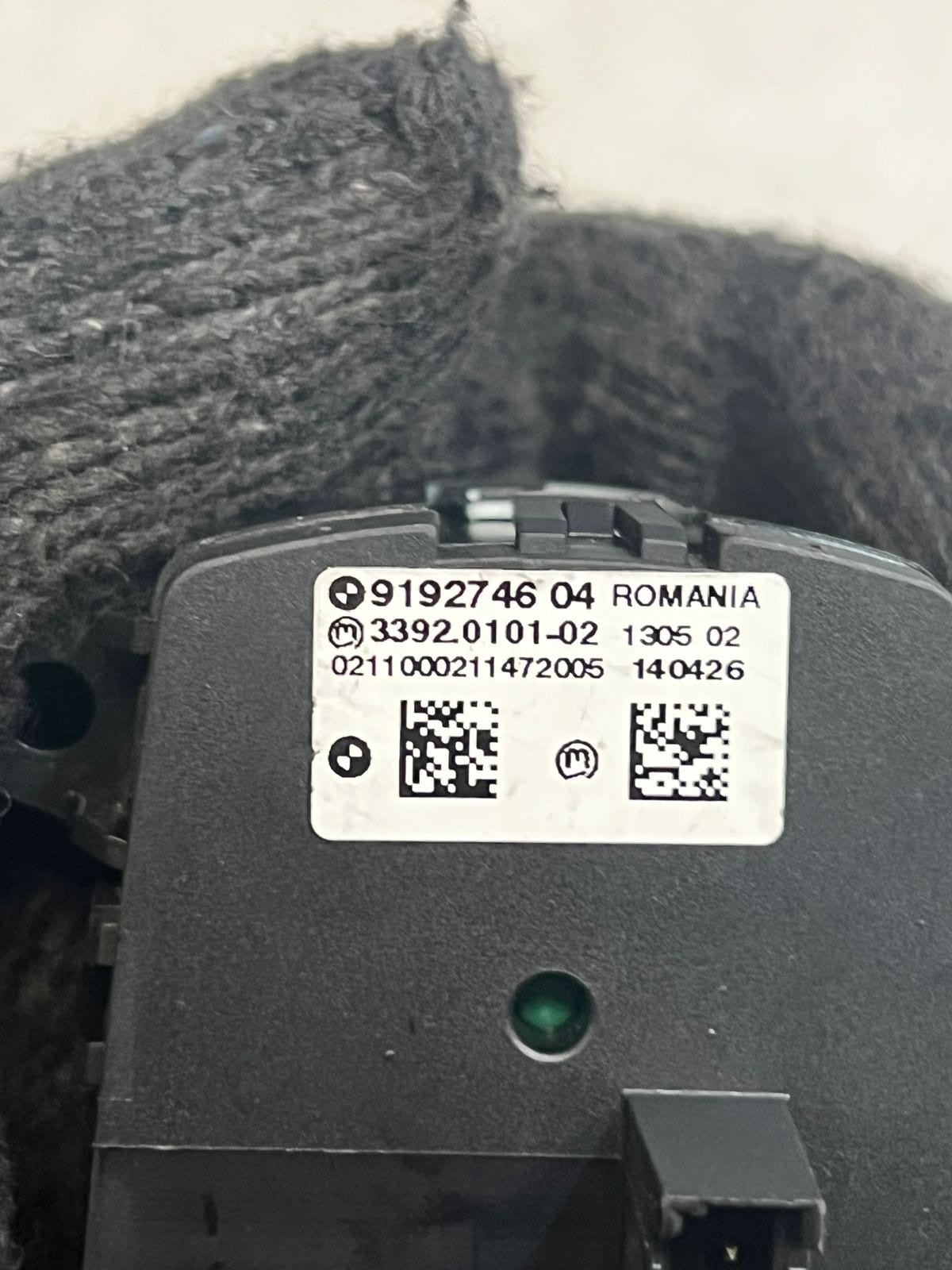BMW 5 Series F10 F11 Headlight Switch Control Unit 9192746 OEM