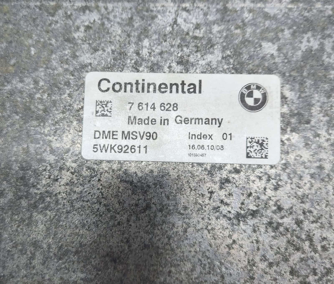 10-13 BMW 528i Engine Control Module ECM 7614628 MSV90 X3 N52 OEM