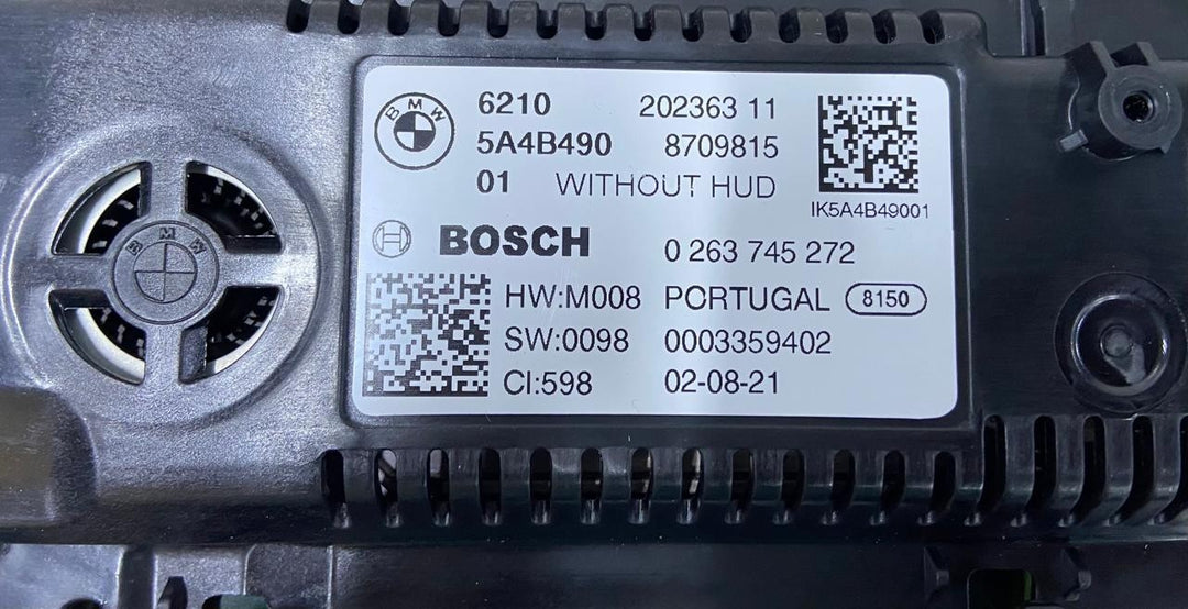 OEM BMW 3 Series G20 G21 Instrument Cluster Speedometer 5A4B490 BOSCH