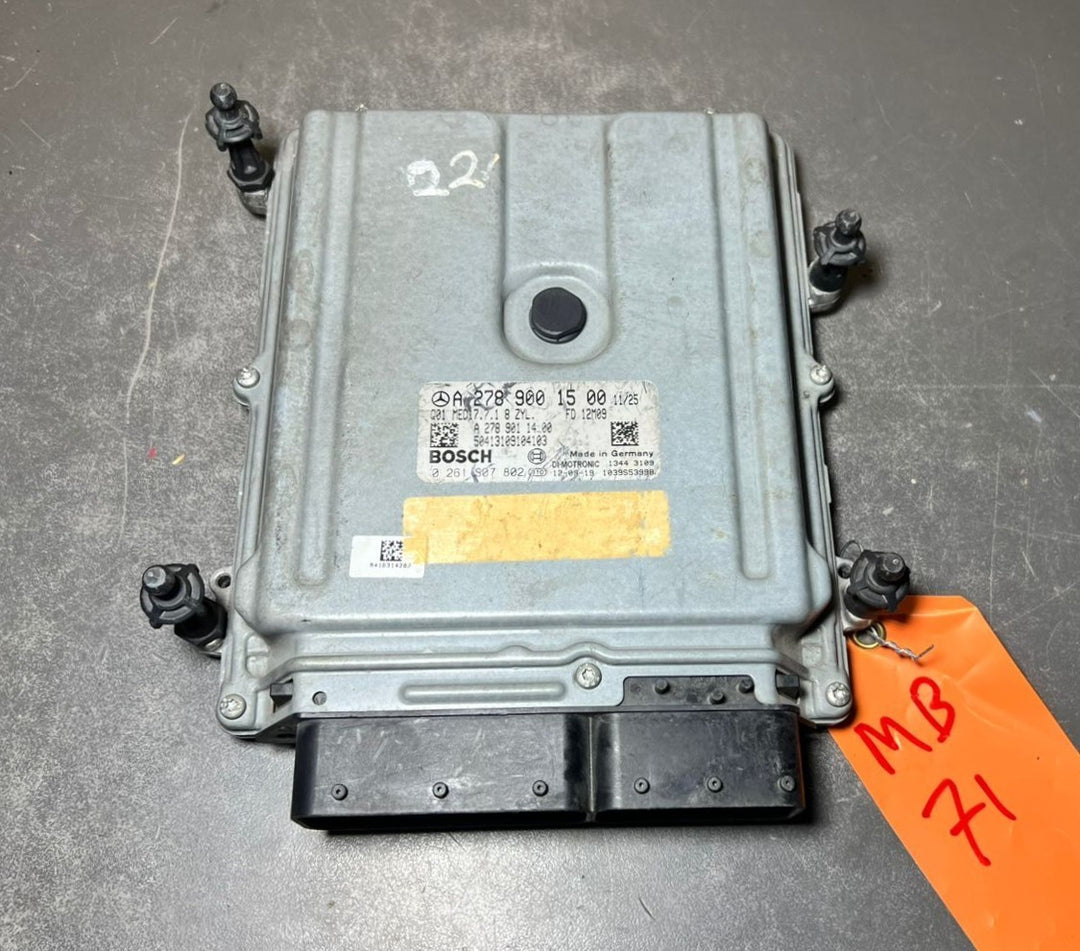 07-13 Mercedes W221 S-Class Engine Control Module Unit ECM ECU A278 9001500 OEM