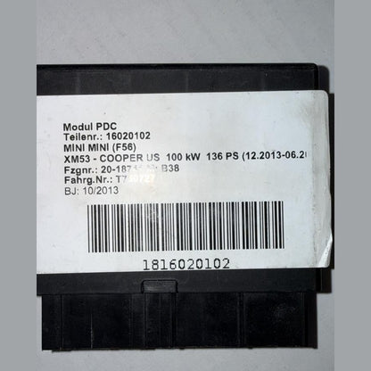 BMW Pdc module Mini COOPER F56 US 2013 9331865