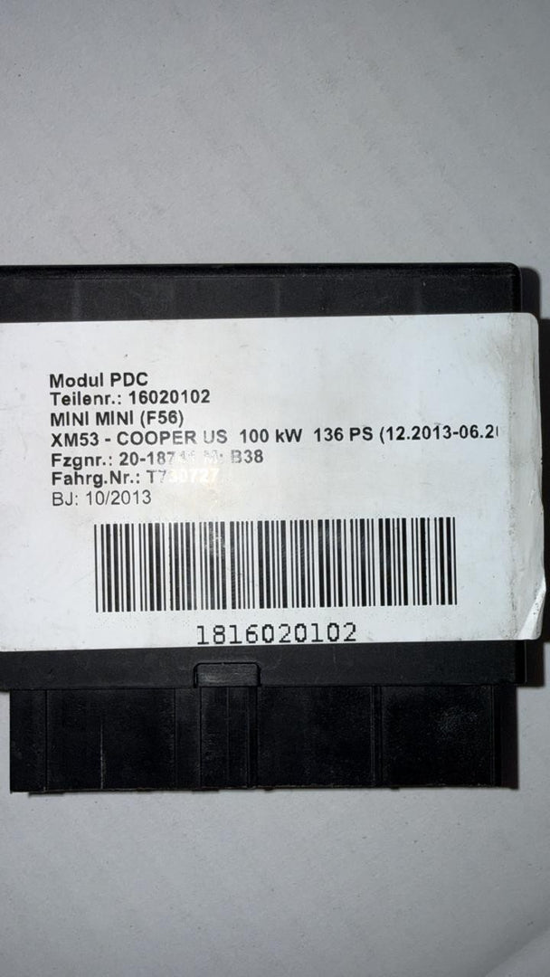 BMW Pdc module Mini COOPER F56 US 2013 9331865