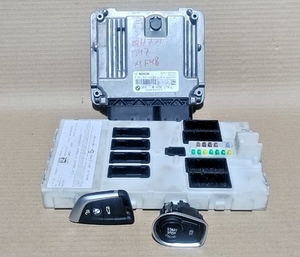 BMW X1 F48  B47 ENGINE CONTROL UNIT ECU SET WITH KEY - 8470176