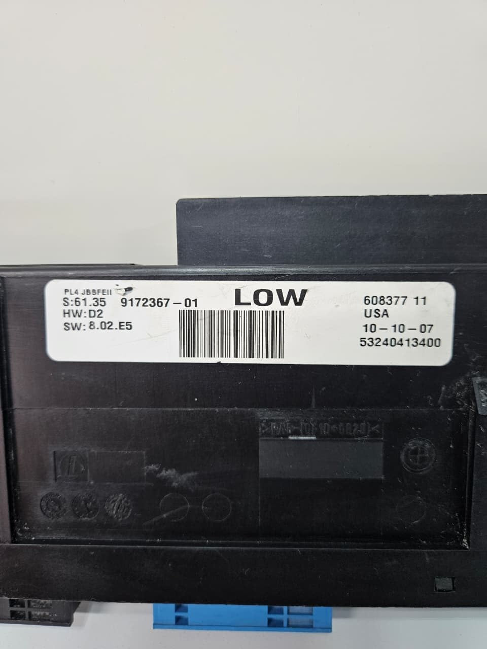 2007-2013 BMW X5 E70 Electronic Junction Box Body Control Module 9172367 OEM