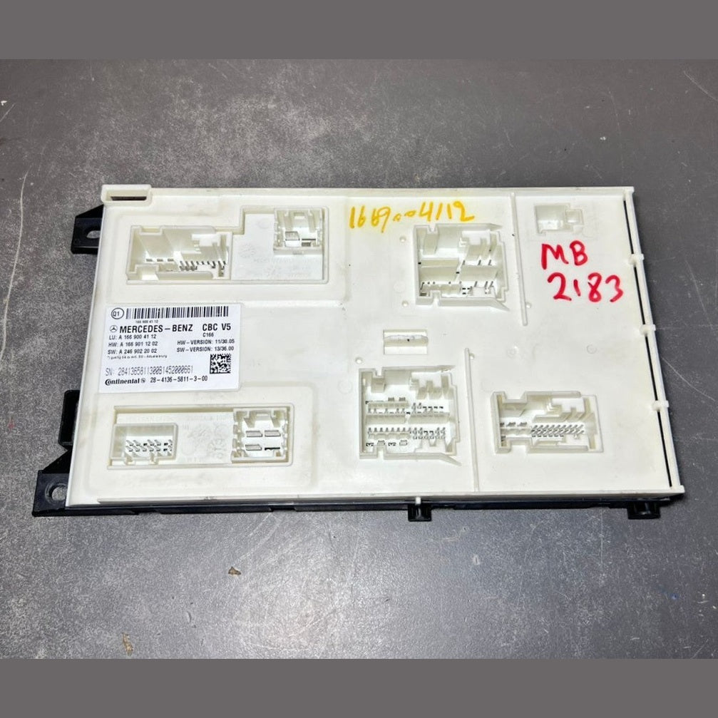 Mercedes-Benz W166 ML GL GLE Front SAM Body Control Module Unit A166 9004112 OEM