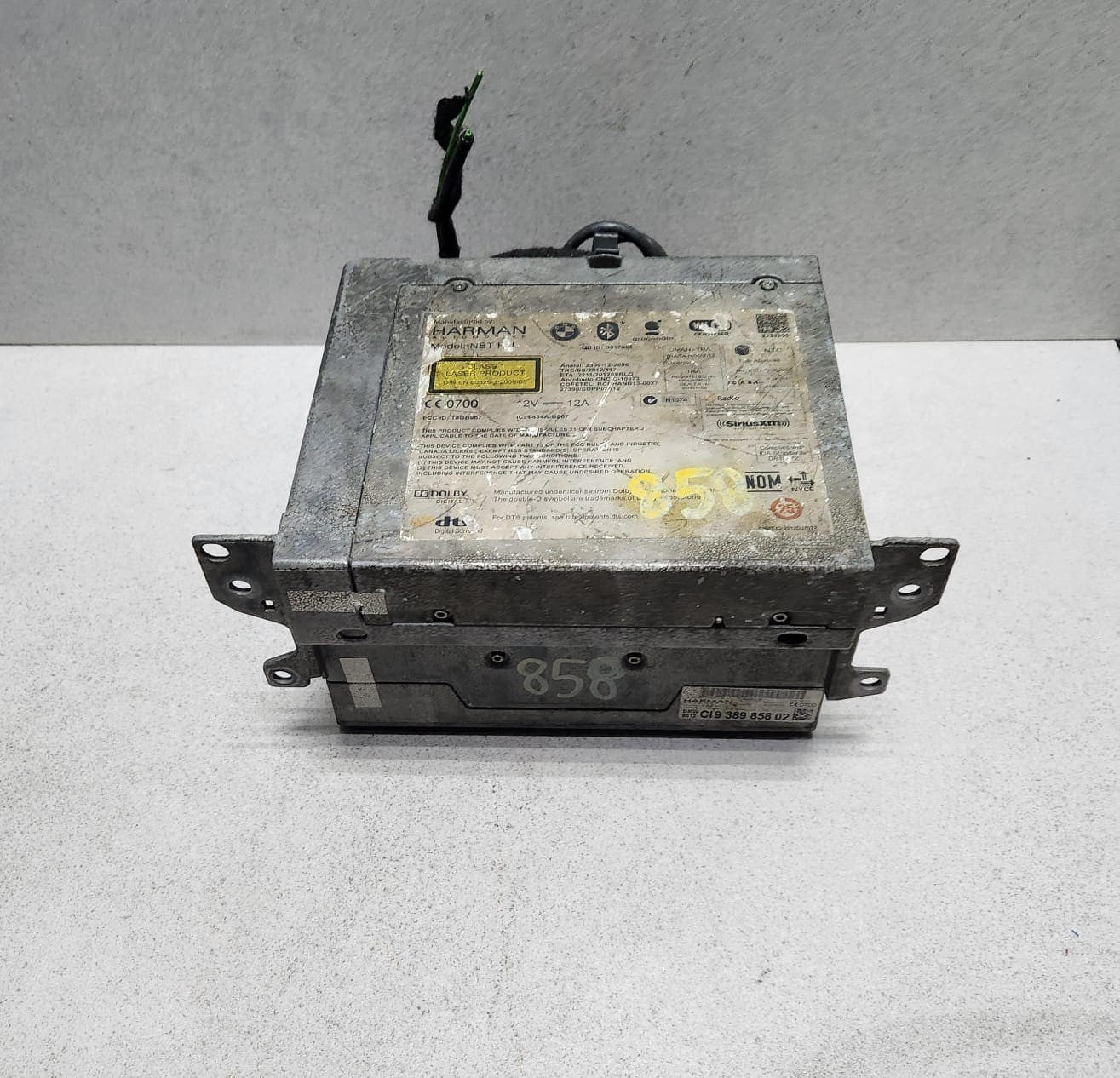 2014-2020 BMW i8 Radio Navigation Head Unit 9389858  I3 and I8 models