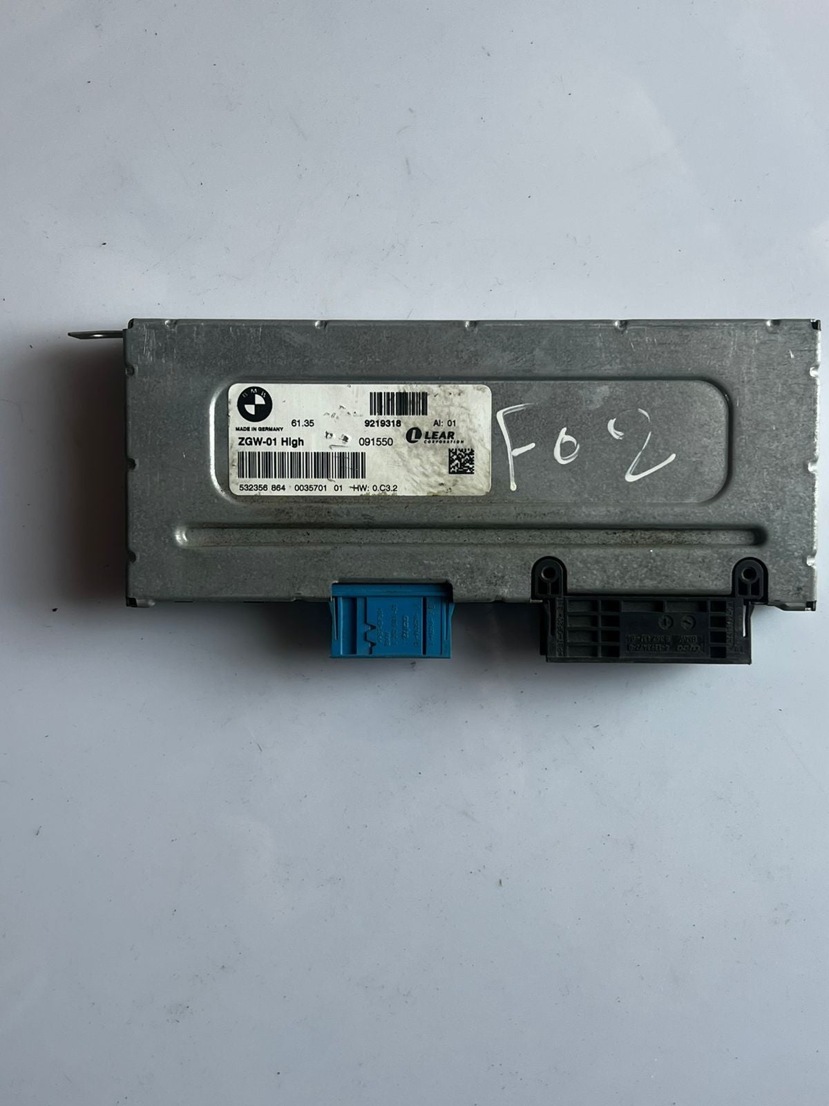 2009-2013 BMW 750i Central Gateway Module 9219318 7 Series F01 F02