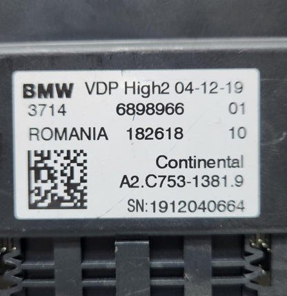 2020-2022 BMW 740i Air Suspension Control Module 6898966 7 Series G11 G12 G32   