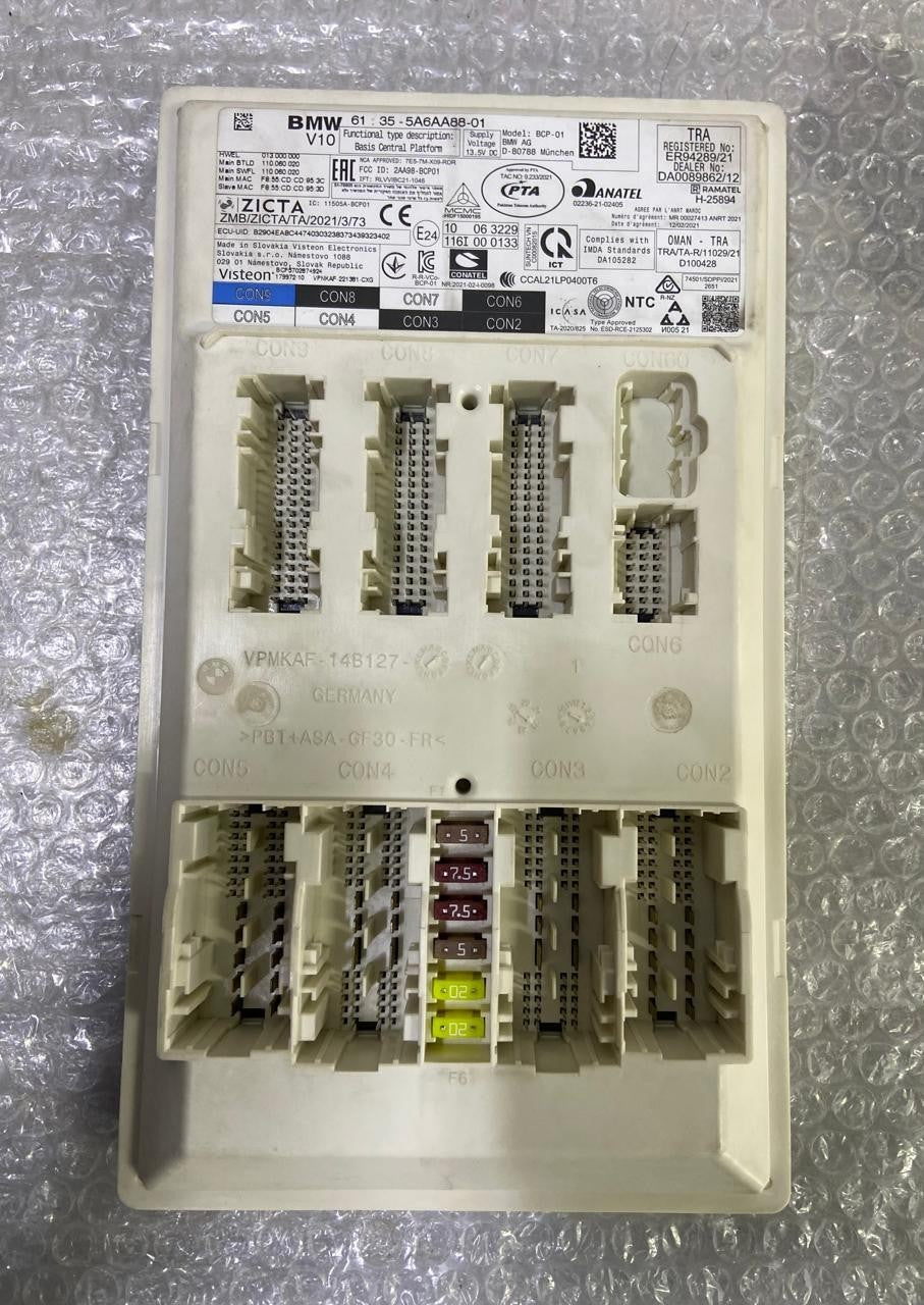 OEM BMW U6 U11 BDC Basic Computing Platform 5A6AA88 Brand New ANATEL