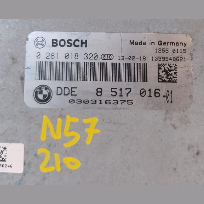 BMW X5 E70 2013 ENGINE CONTROL MODULE ECU 3.0D DIESEL 8517016