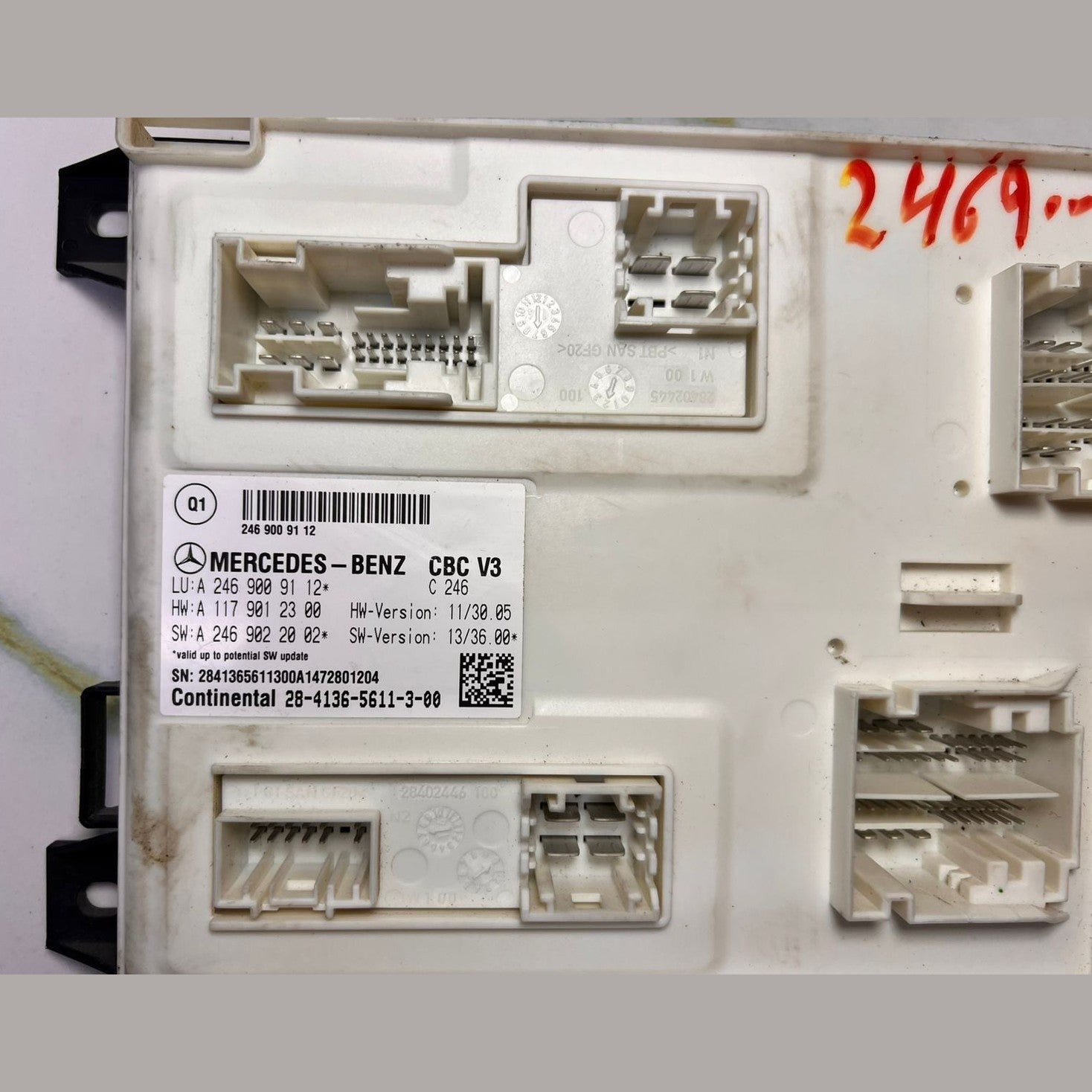 Mercedes-Benz Body Comfort Control Module A 246 9009112 W176 A Class, W246 B Cla