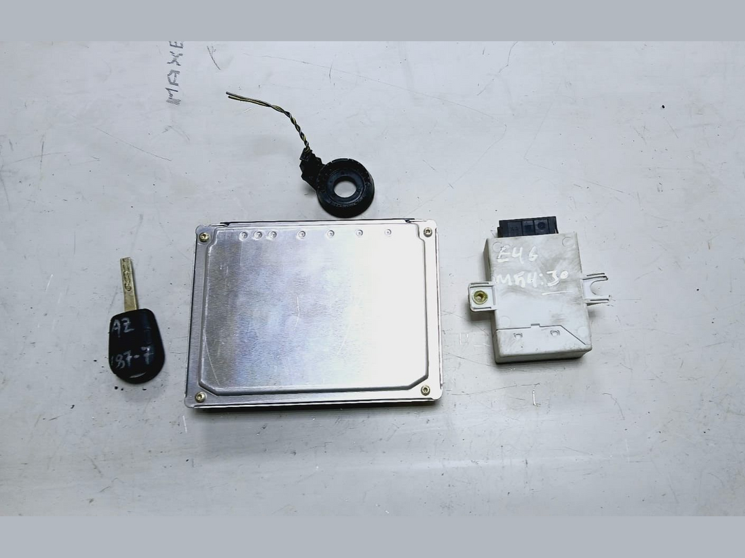 BMW 330i E46 2000 M54 3.0 ENGINE CONTROL ECU UNIT KIT DME MS43 7506307