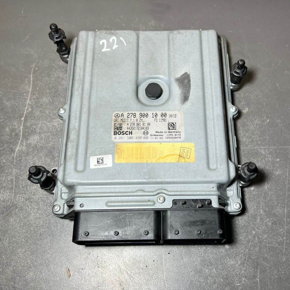 07-12 Mercedes W221 S-Class Engine Control Module Unit ECM ECU A278 9001000 OEM
