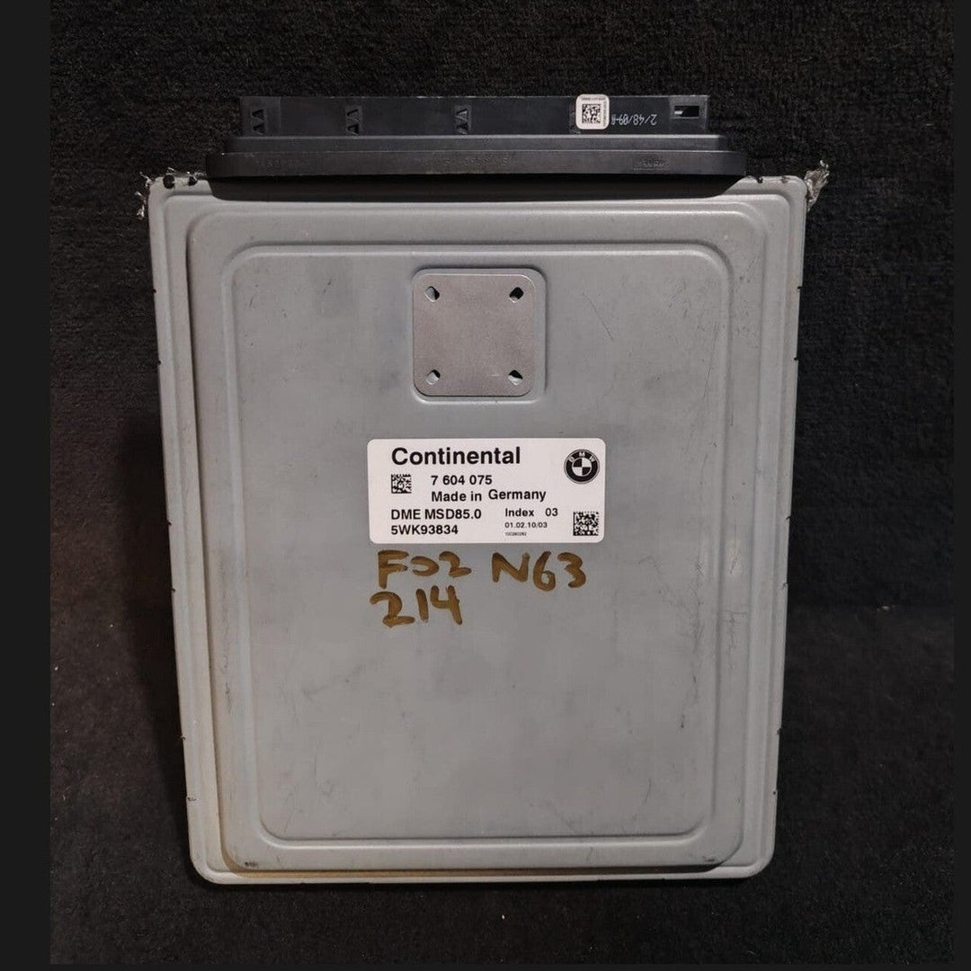 OEM BMW 550i 750i  F02 N63 ENGINE CONTROL UNIT MODULE ECU 1214-7604075