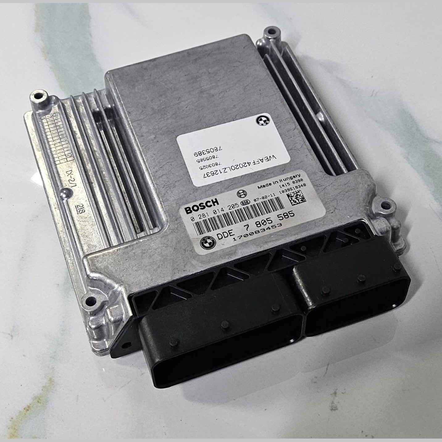 OEM BMW X5 E70 M57 ENGINE CONTROL UNIT SET DDE 7805585