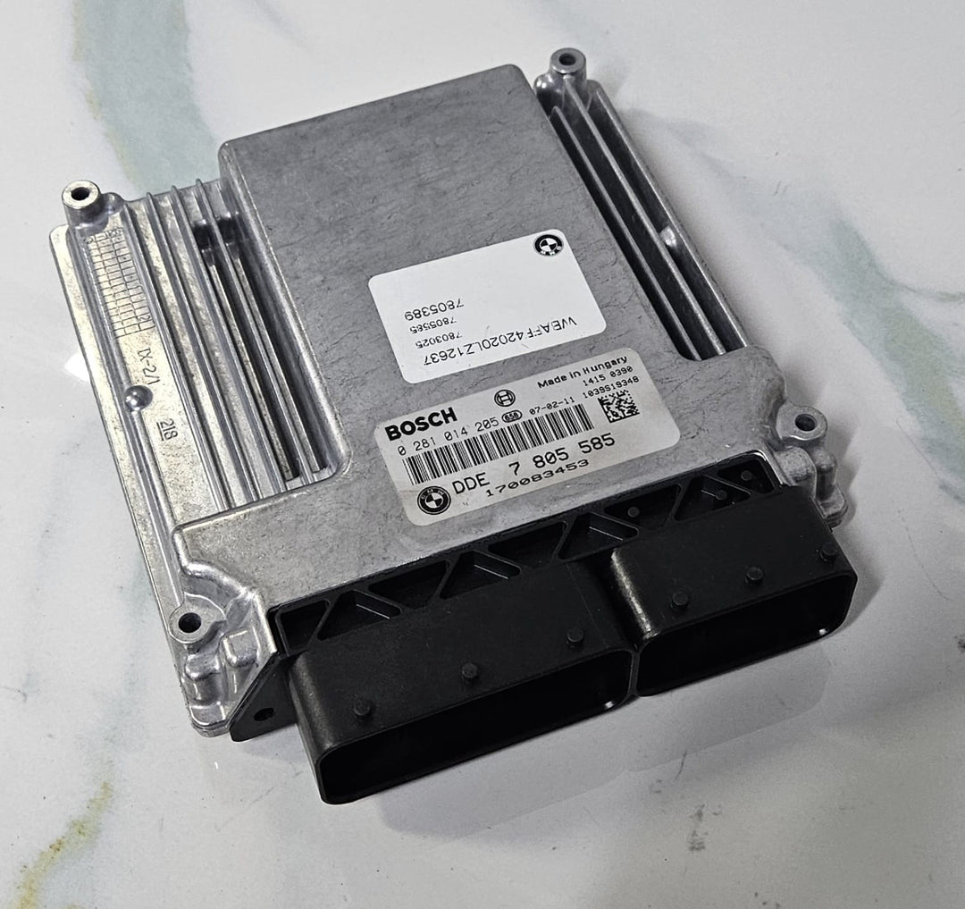 OEM BMW X5 E70 M57 ENGINE CONTROL UNIT SET DDE 7805585