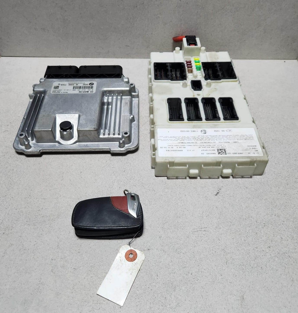 BMW Engine Control Unit DDE 8598759 ECU SET 320D 2017 B47 RHD 