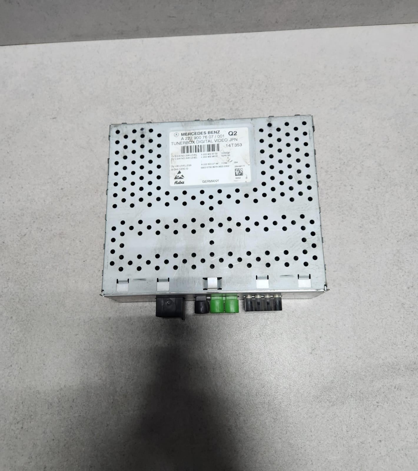 2014 Mercedes-Benz S550 Control Unit Tuner Digital A2229007607 S-Class W222