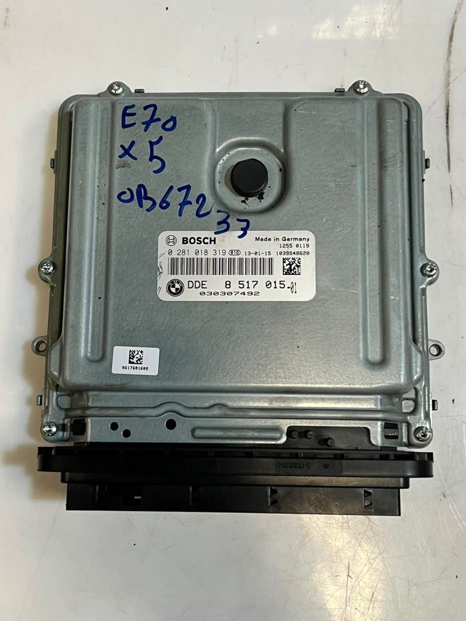 2006-2013 BMW X5 E70 N57 Engine Control Unit ECU SET DDE + CAS3 + 1KEY 8517015