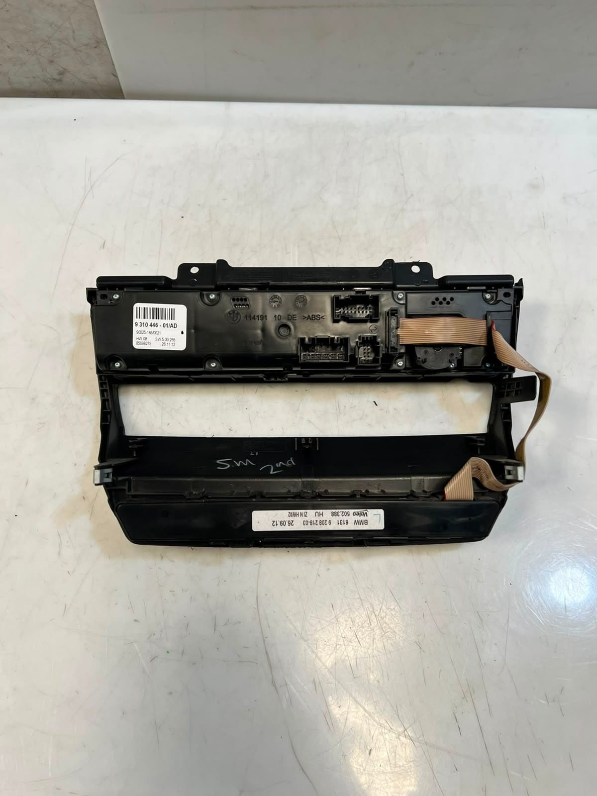 2007-2013 BMW X5 E70 X6 E71 HEATER A/C Climate Control Unit PANEL 9310446 OEM