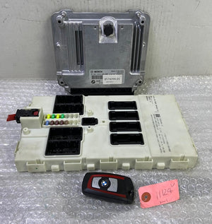 OEM BMW F20 F30 N47 ENGINE CONTROL UNIT DDE ECU SET 8574094 BOSCH