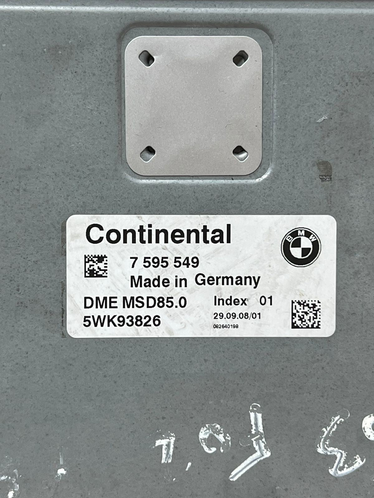 BMW F02 N63 750I MSD85 Engine Control Module Unit DME 7595549 5WK93826